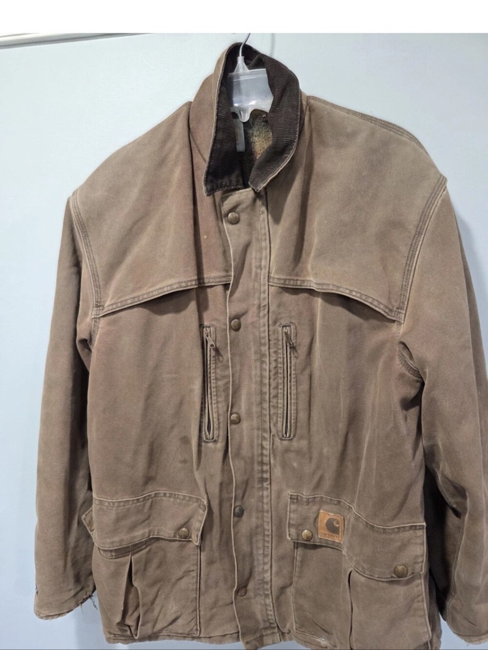 Vintage Carhartt, C52-CHT, blanket lined chore coat Made In The USA